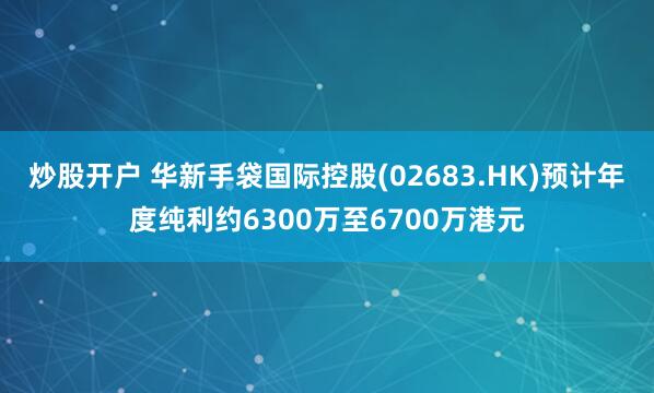 炒股开户 华新手袋国际控股(02683.HK)预计年度纯利约6300万至6700万港元